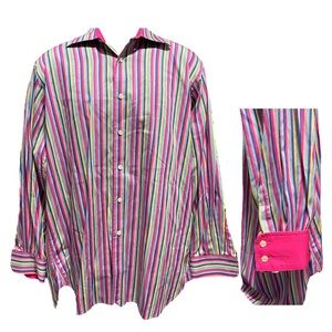 Joseph Turner Brightly Striped Shirt!